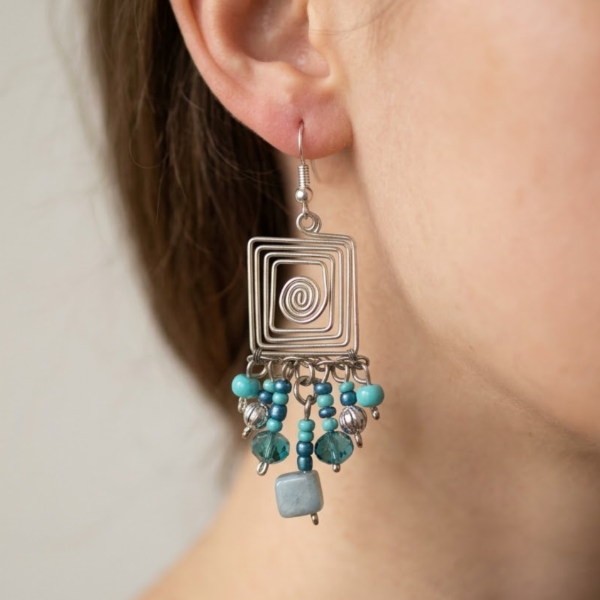 Square Wire Earrings