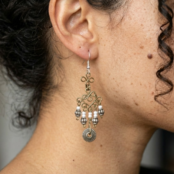 Rosetta Charm Earrings