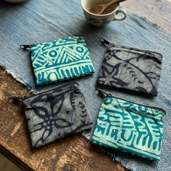 Cotton Batik Coin Purses