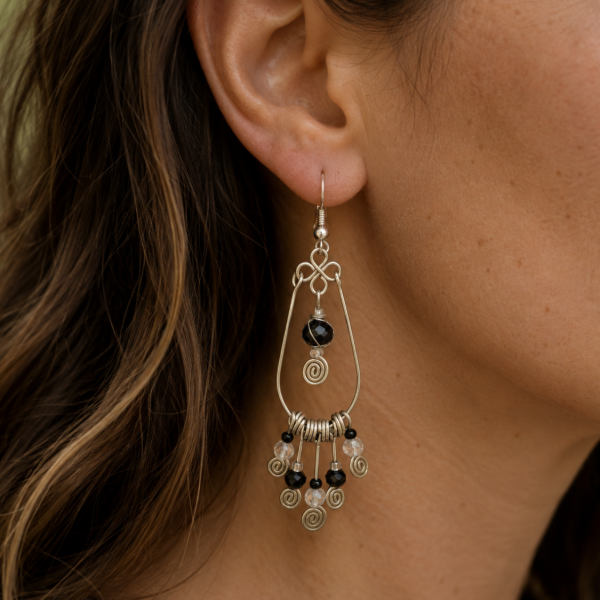 Cadena Spiral Wire Earrings