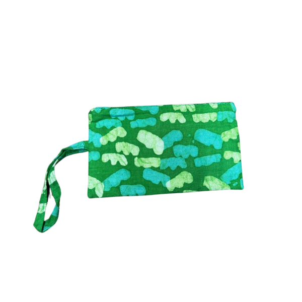 Batik Floral Wristlet - Mini