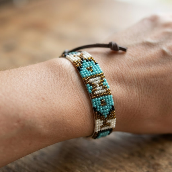 Amity Adjustable Beaded Bracelet