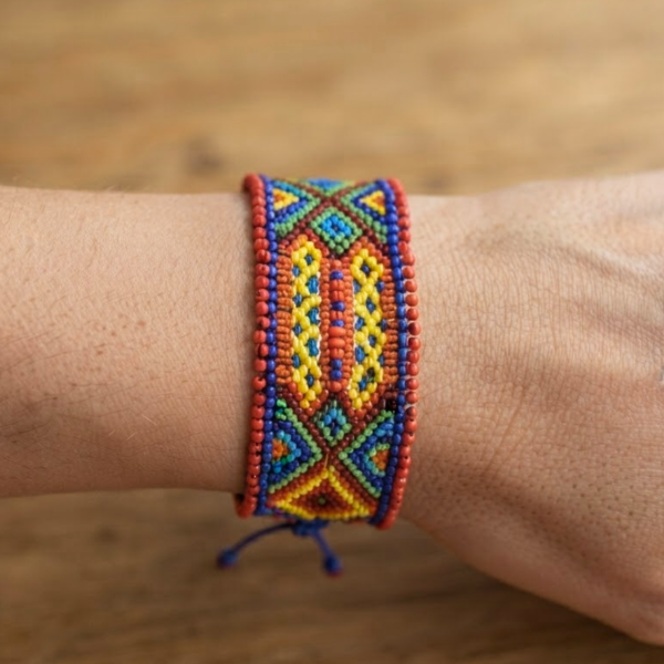 Beaded Woven Bracelet