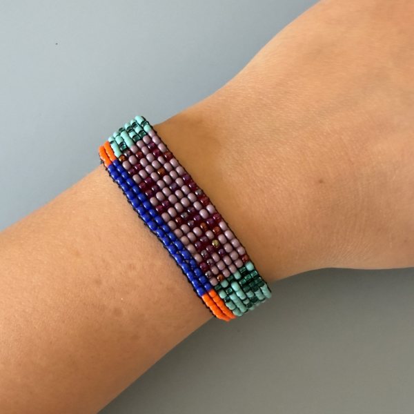Carnival Beaded Bracelet - Half Inch