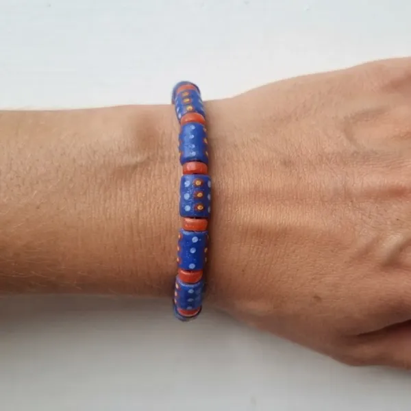 Glass Bead Stretch Bracelet