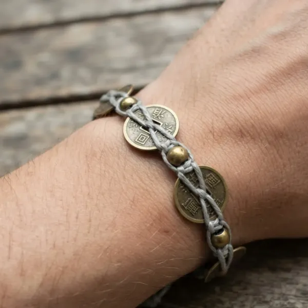 Iching Coin Bracelet