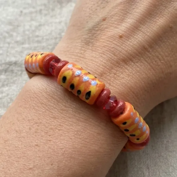 Kids' Glass Bead Stretch Bracelet