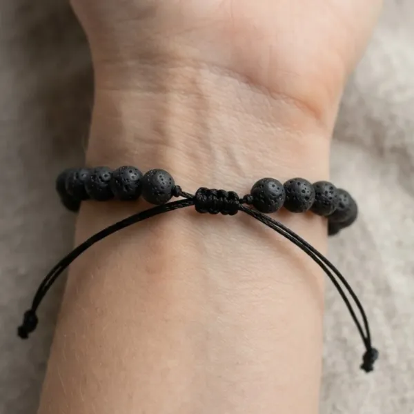 Lava Pull Cord Bracelet