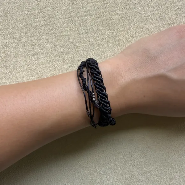Silver Cord Bracelet