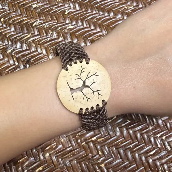 Coco Macrame Bracelet - Tree Of Life