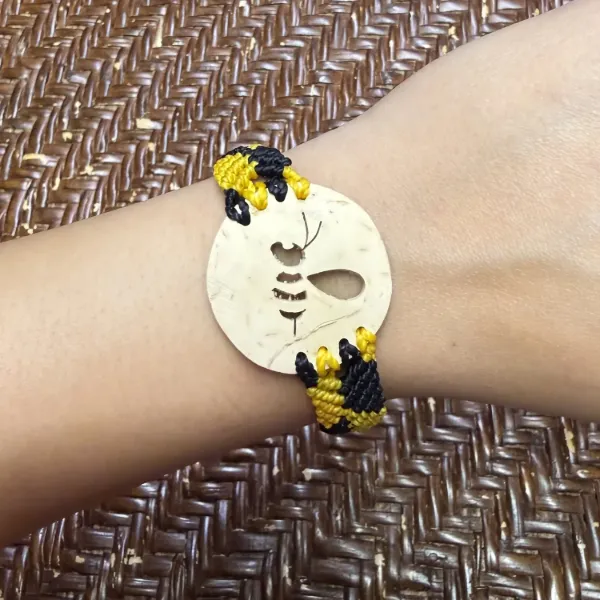 Coco Multi Macrame Bracelet - Bee