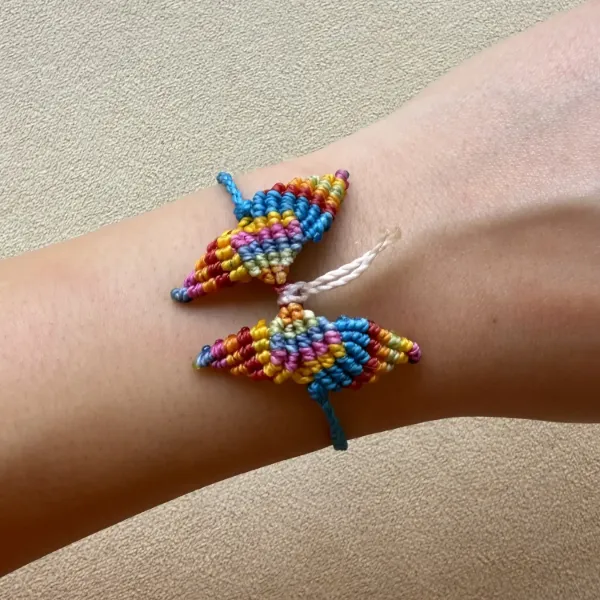 Macrame Butterfly Bracelet