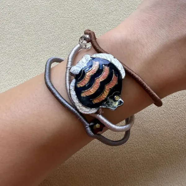 Tropical Fish Wrap Bracelet
