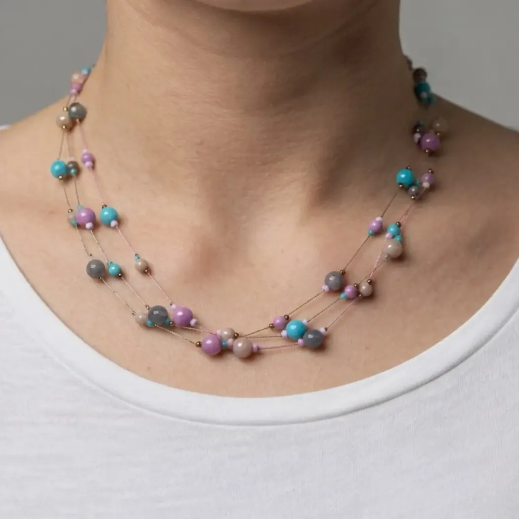 Aerial Three Strand Necklace