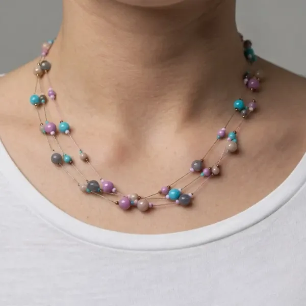 Aerial Three Strand Necklace