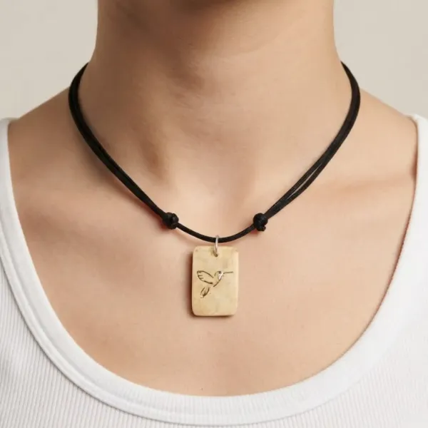 Coco Corded Necklace - Hummingbird