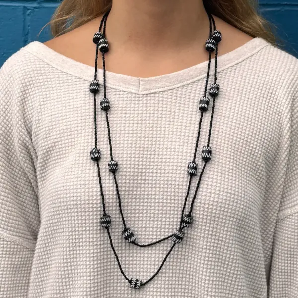 Mali Glass Bead Statement Necklace