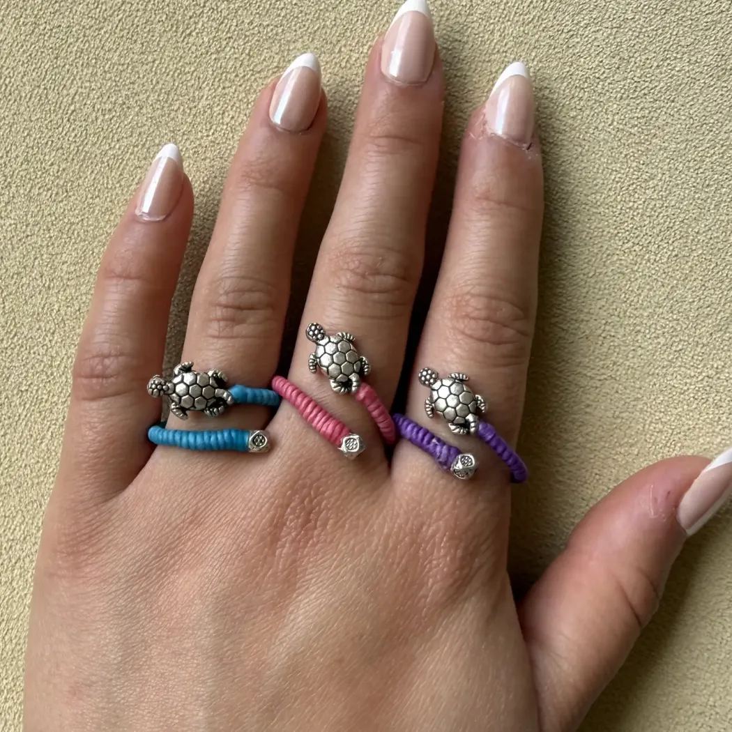 Adjustable Turtle Rings
