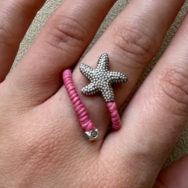 Adjustable Starfish Ring