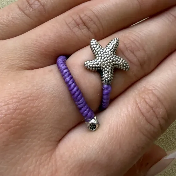 Adjustable Starfish Ring