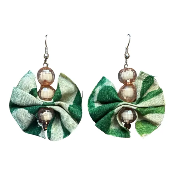 Batik Butterfly Dangle Earrings