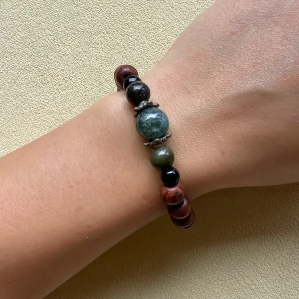 Wood Bead Bracelet