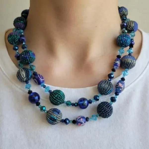 Carousel Beaded Statement Necklace